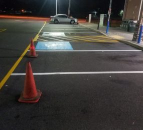 carroll county parking lot line striping