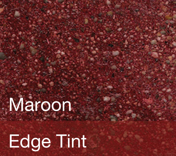 maroon colored concrete floor in md